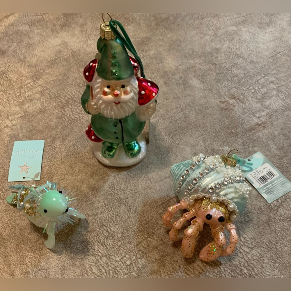 3 Christmas ornaments